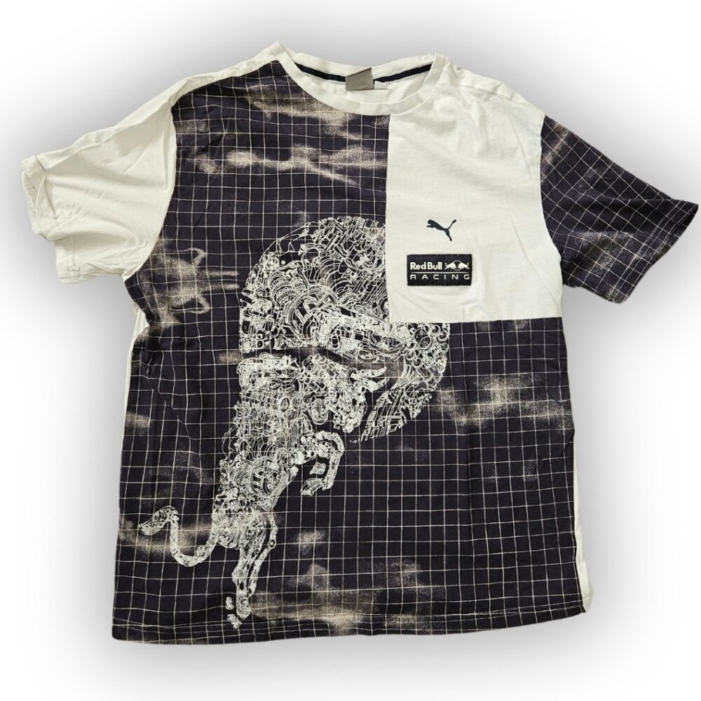 PUMA REDBULL RACING GRAPHIC T-SHIRT SIZE LARGE